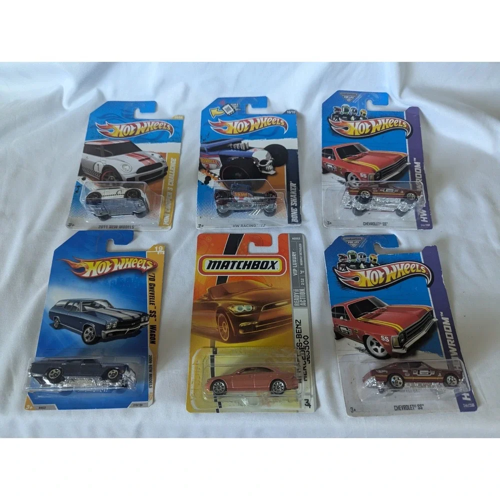 Lot of 5 Hot Wheels Cars / 1 Matchbox NEW